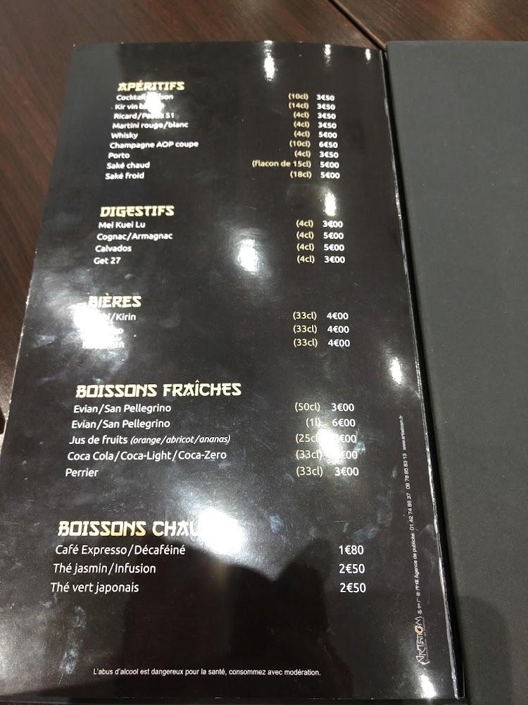 Restaurant Japonais Asie B7 - Menu Image 4